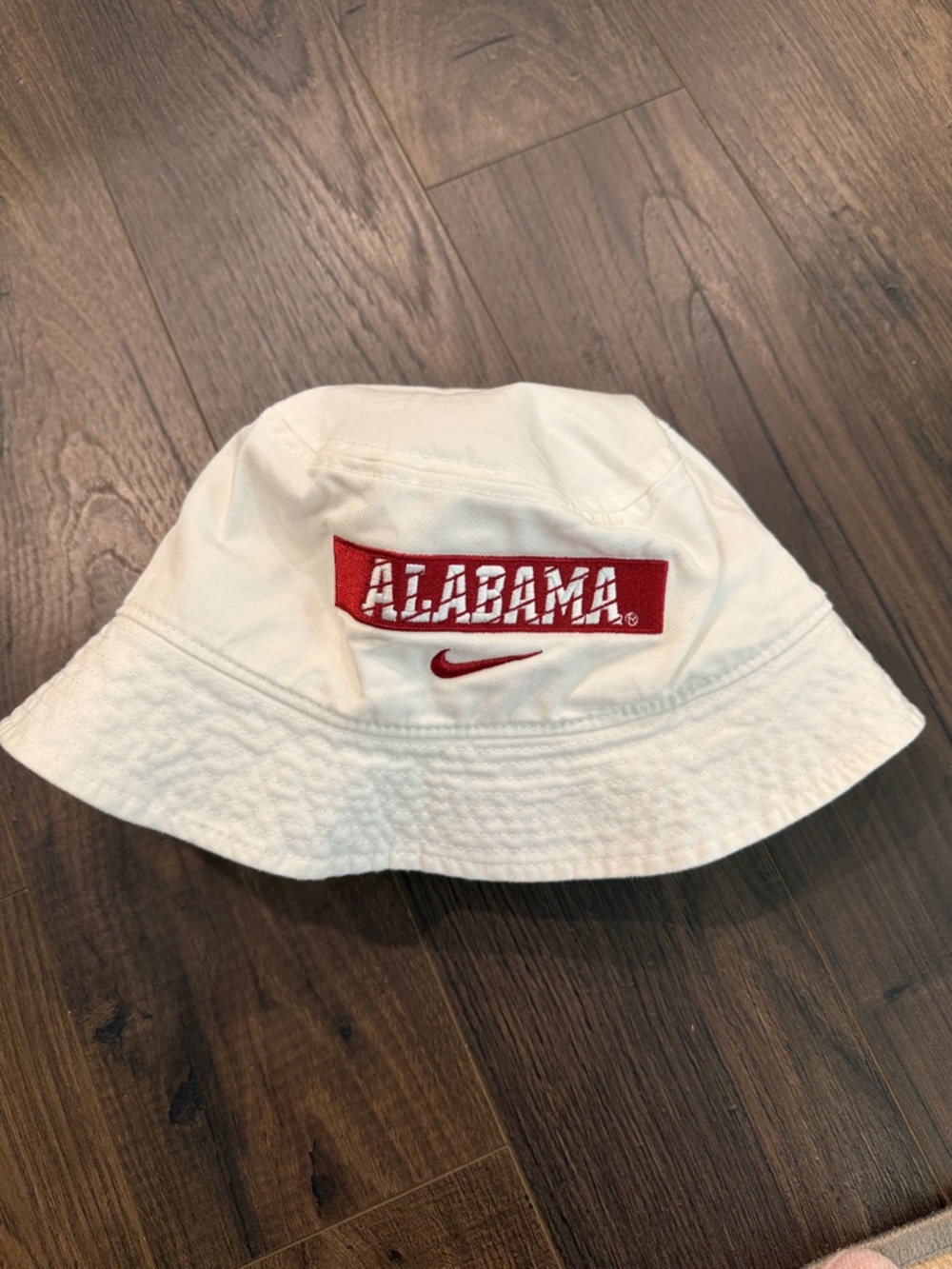 Nike White Bucket Hat - ALABAMA
